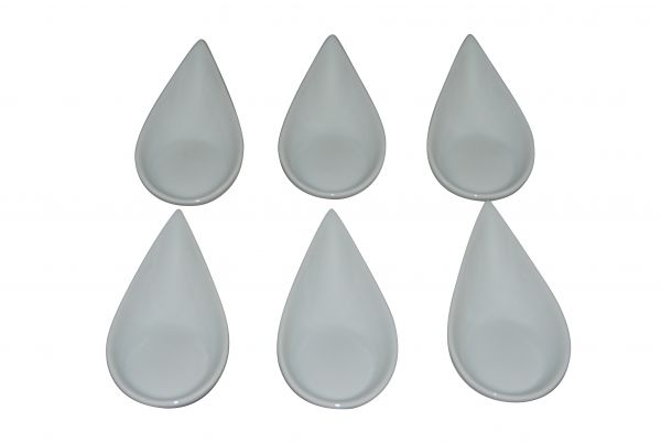 Porzellan Tropfen mini 6-er Set - Solange Vorrat