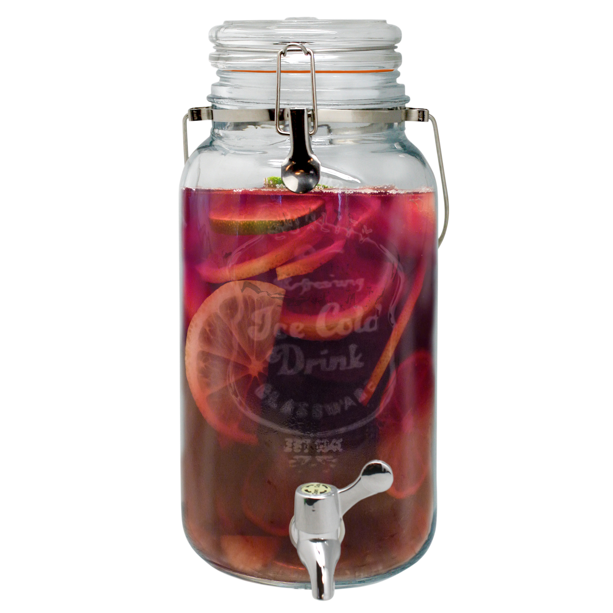 Getränkespender aus Glas 4 Liter