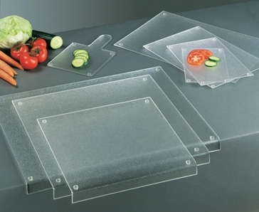 Acryl-Schneidebretter mit Anschlag
