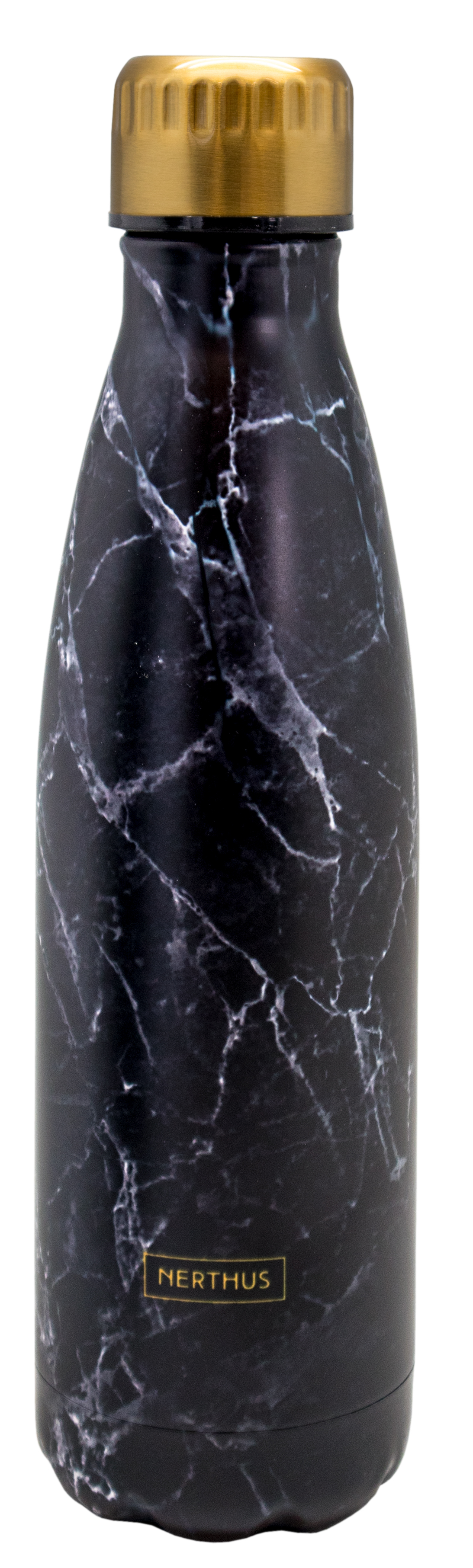 Thermosflasche doppelwandig, 500ml, Black Marble