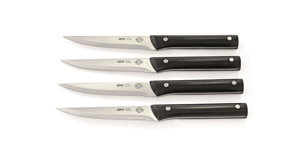 Steakmesser Set BBQ, 4tlg