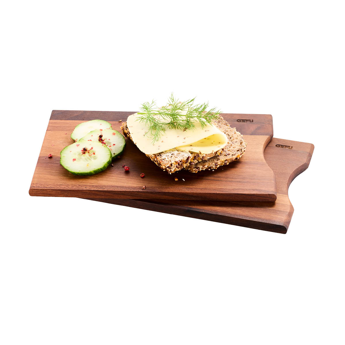 Frühstücksbrettchen ENNO, 2Stk, Walnuss