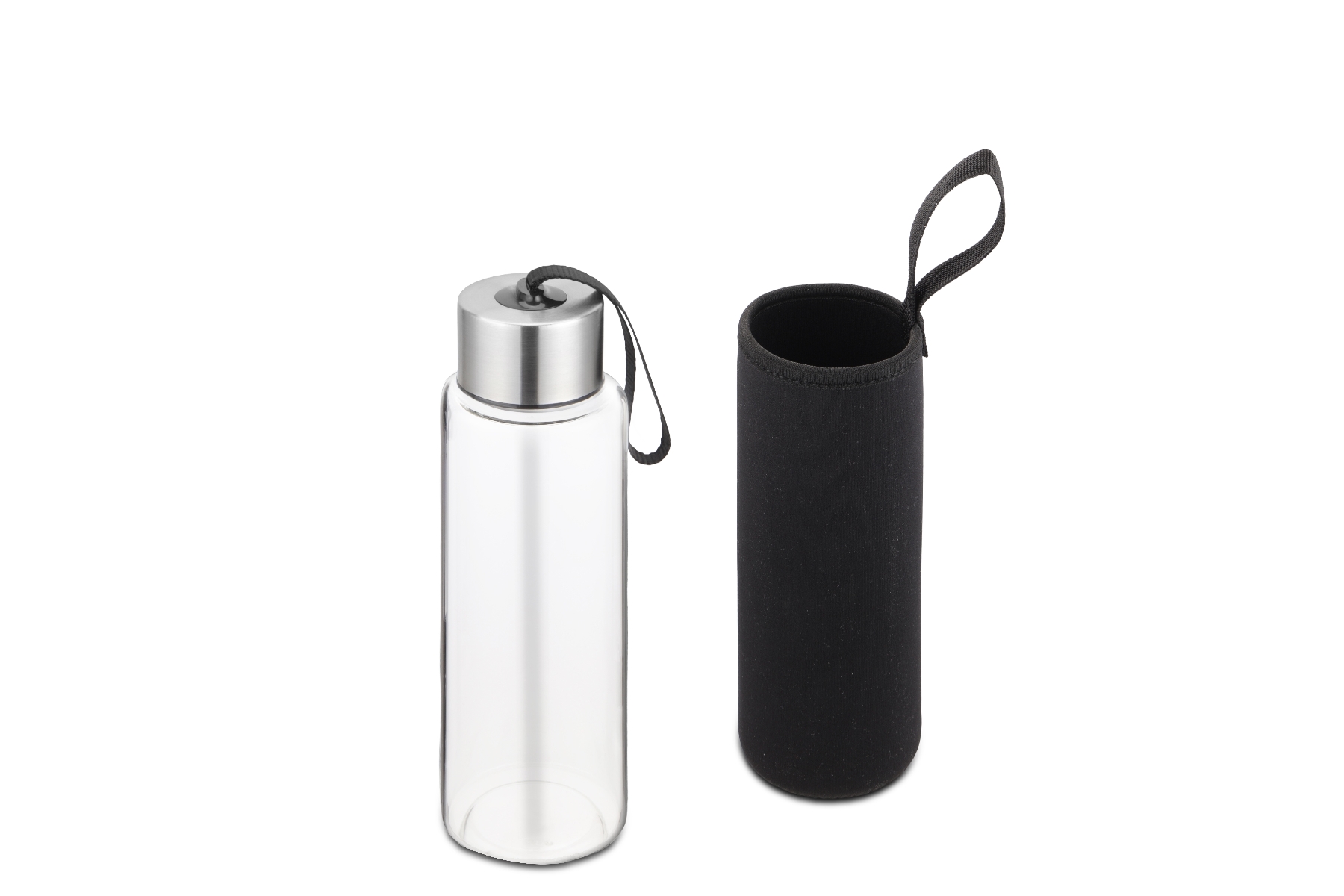 Trinkflasche Borosilikgatglas 0.75L