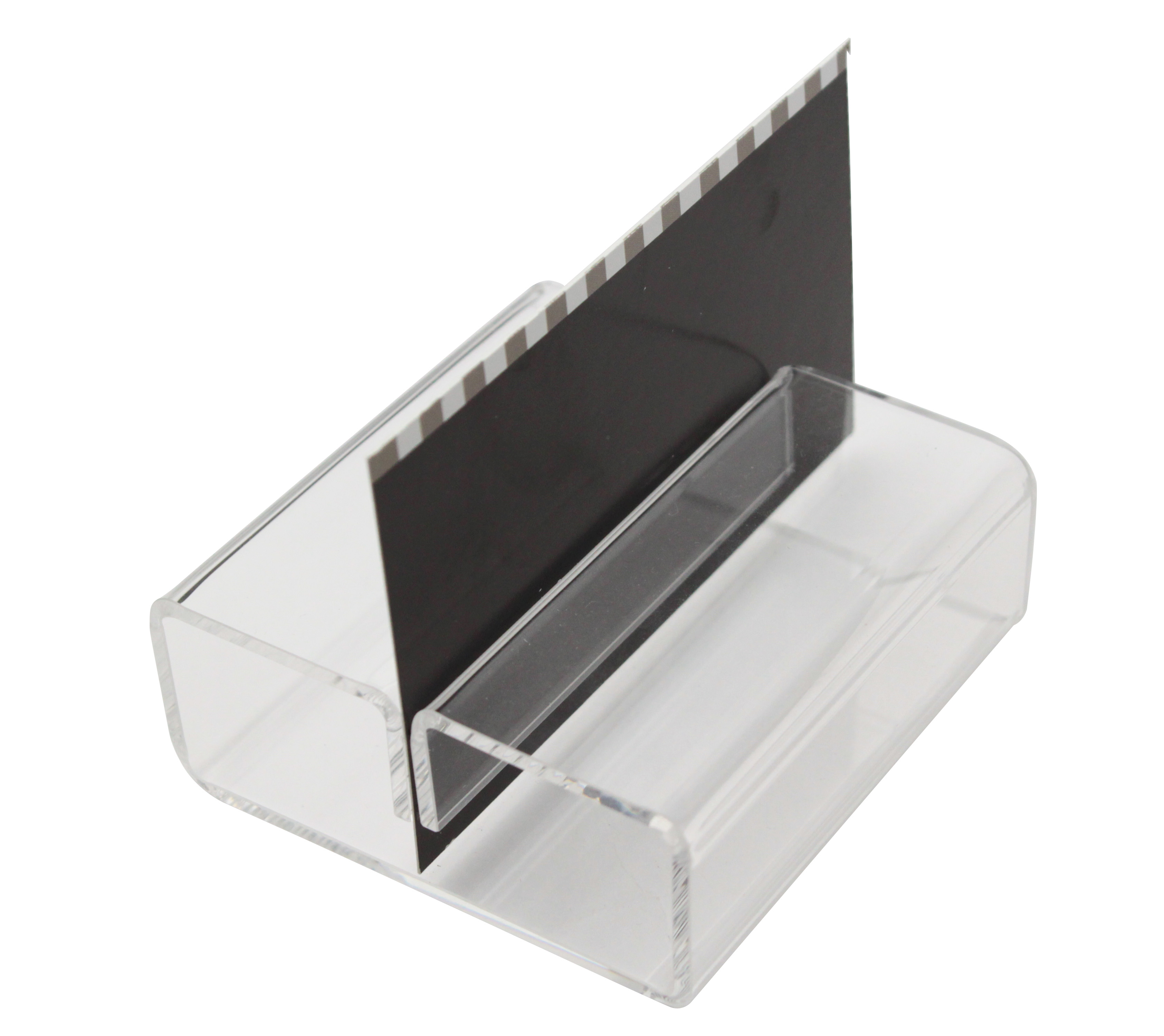 Kartenhalter 3er/Set, Acryl, 8x8cm, H2cm