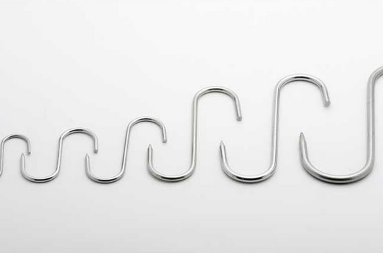 Fleischhaken 10er Set  3.5mm, H 80mm