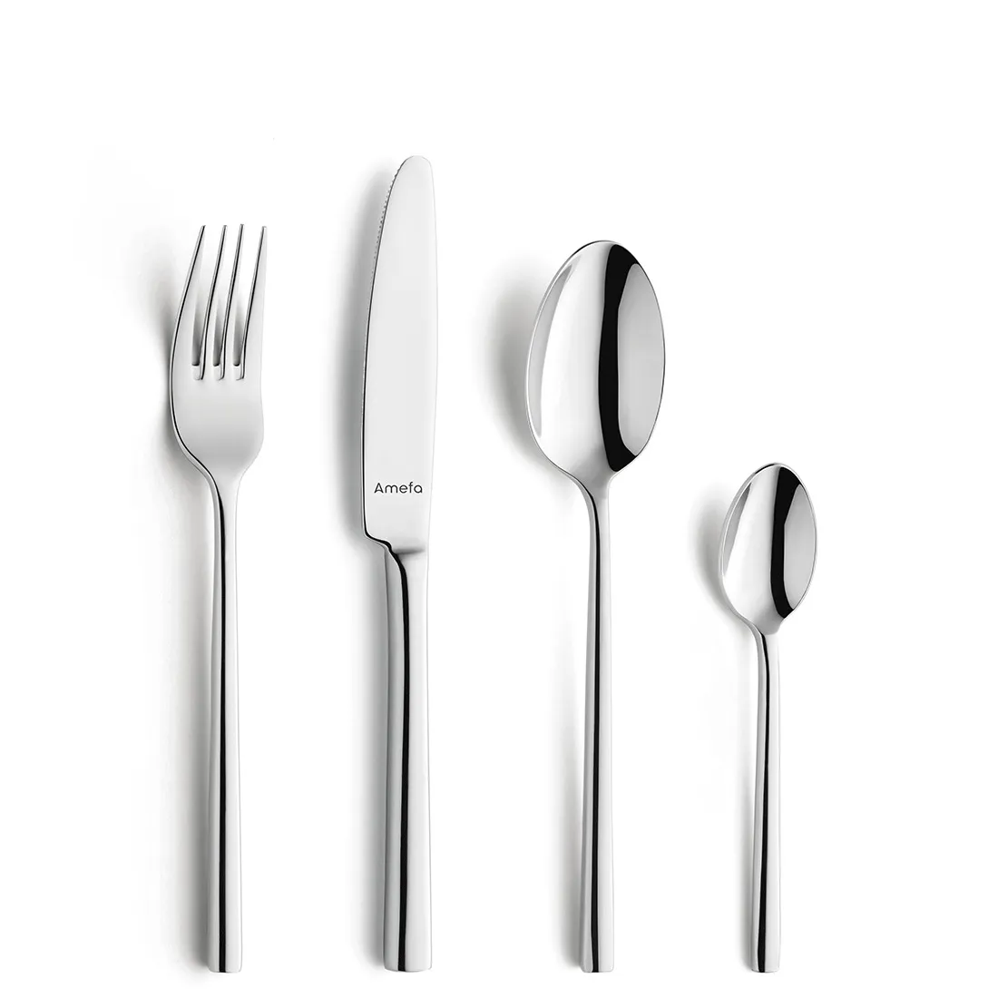 Besteckset 24-teilig Edelstahl hochglanzpoliert