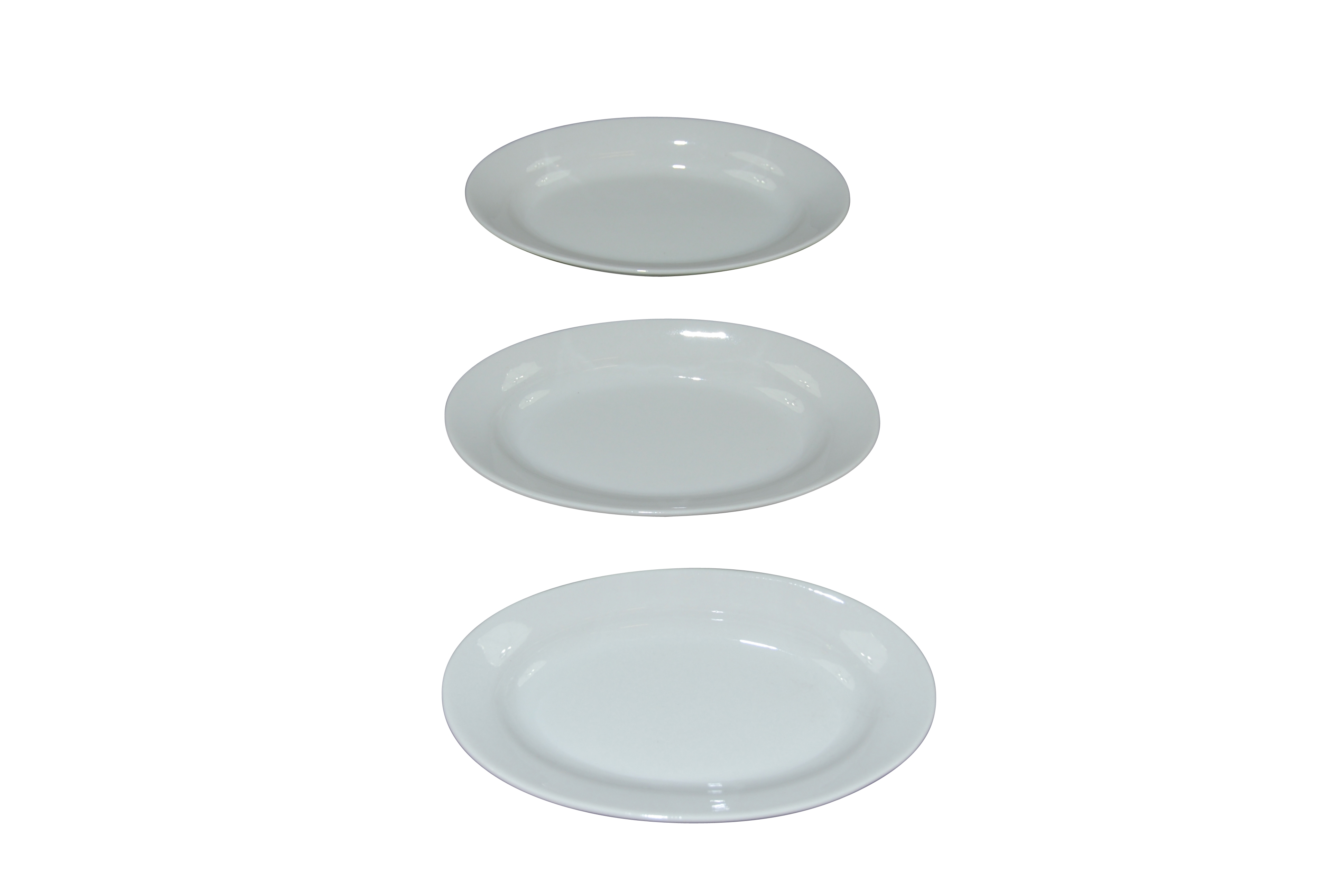Ovale Platte Porzellan 3er Set