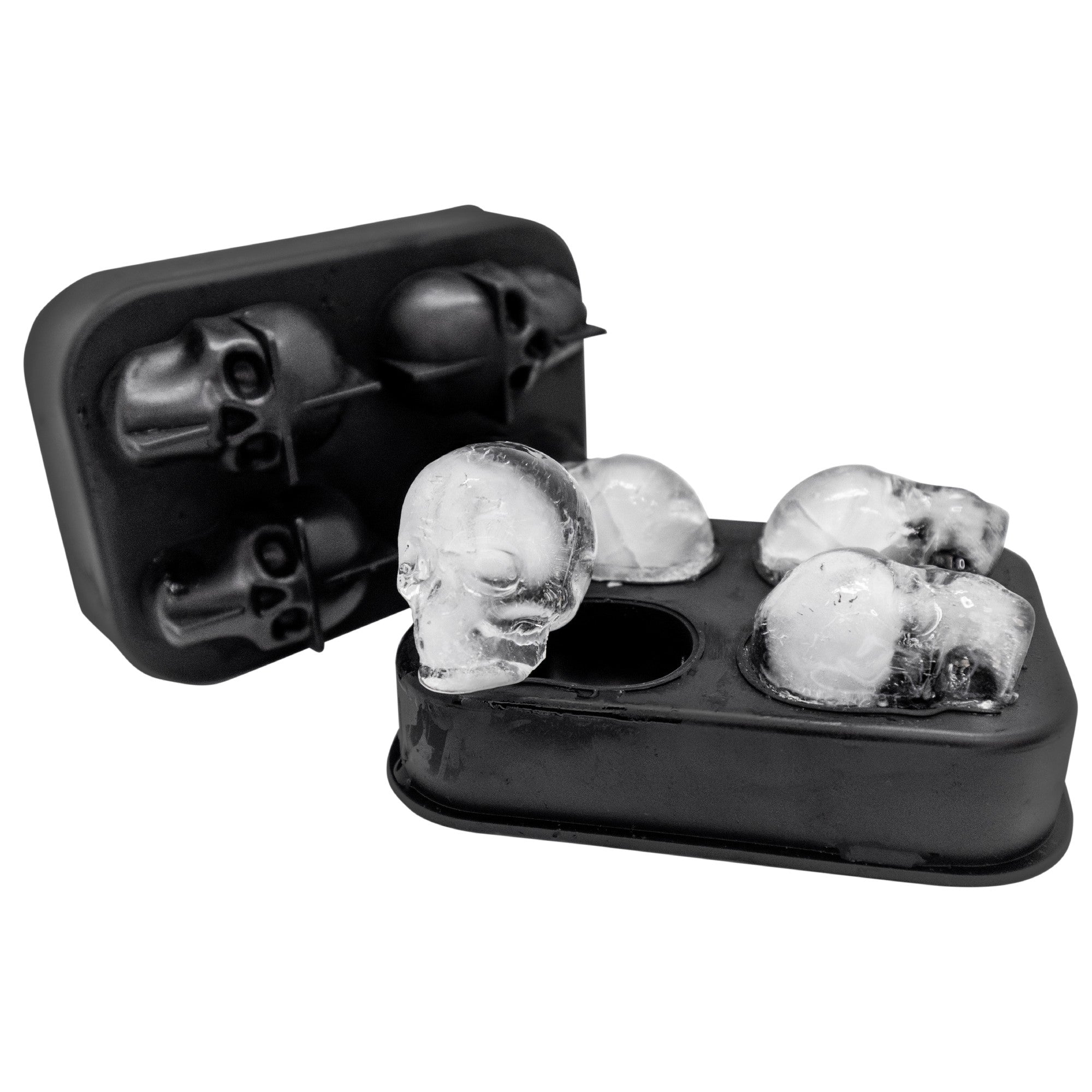 Eiswürfelform in Totenkopfform