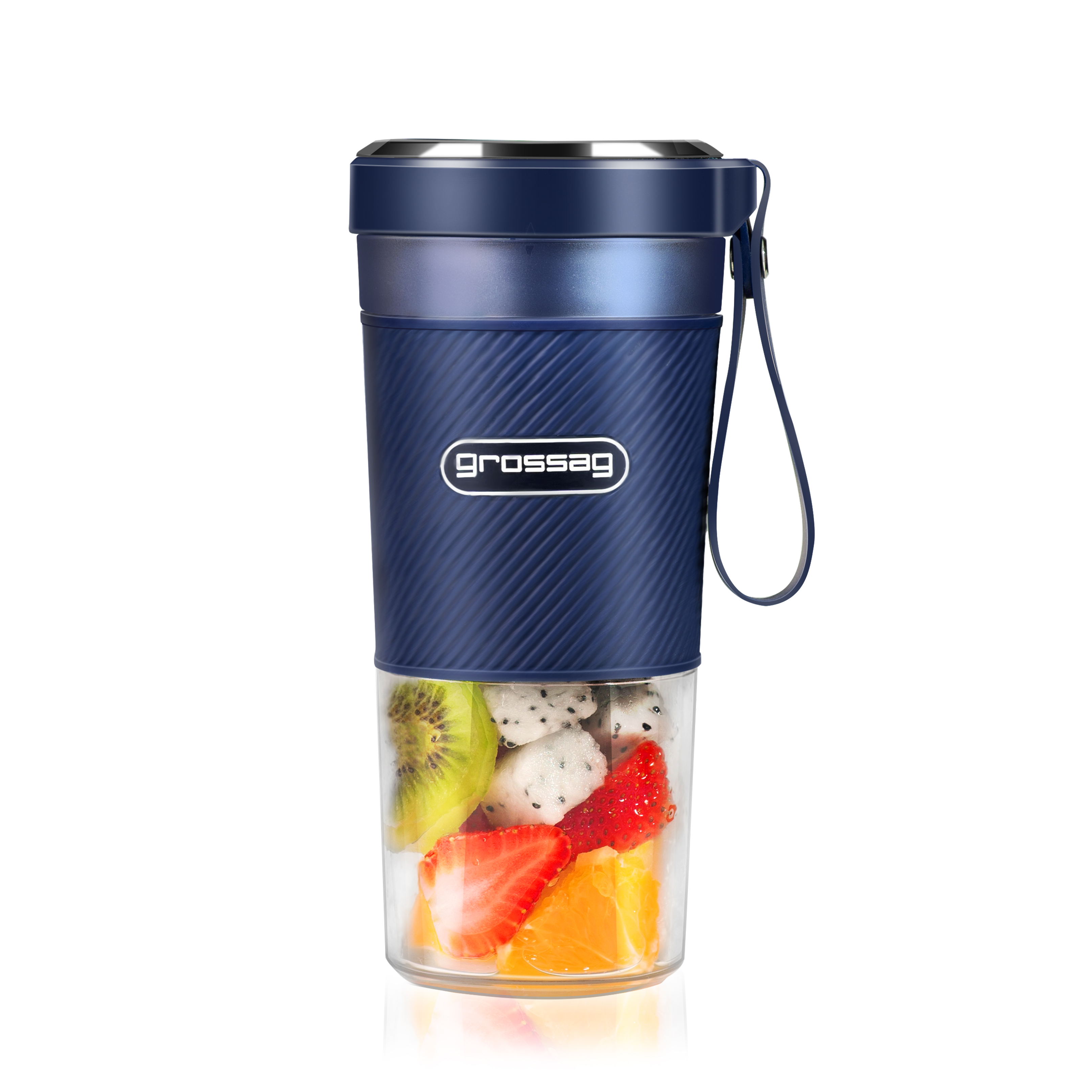 Akku Smoothie Mixer to-go, blau
