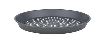Backblech, Pizzablech, unbeschichtet gelocht 30cm