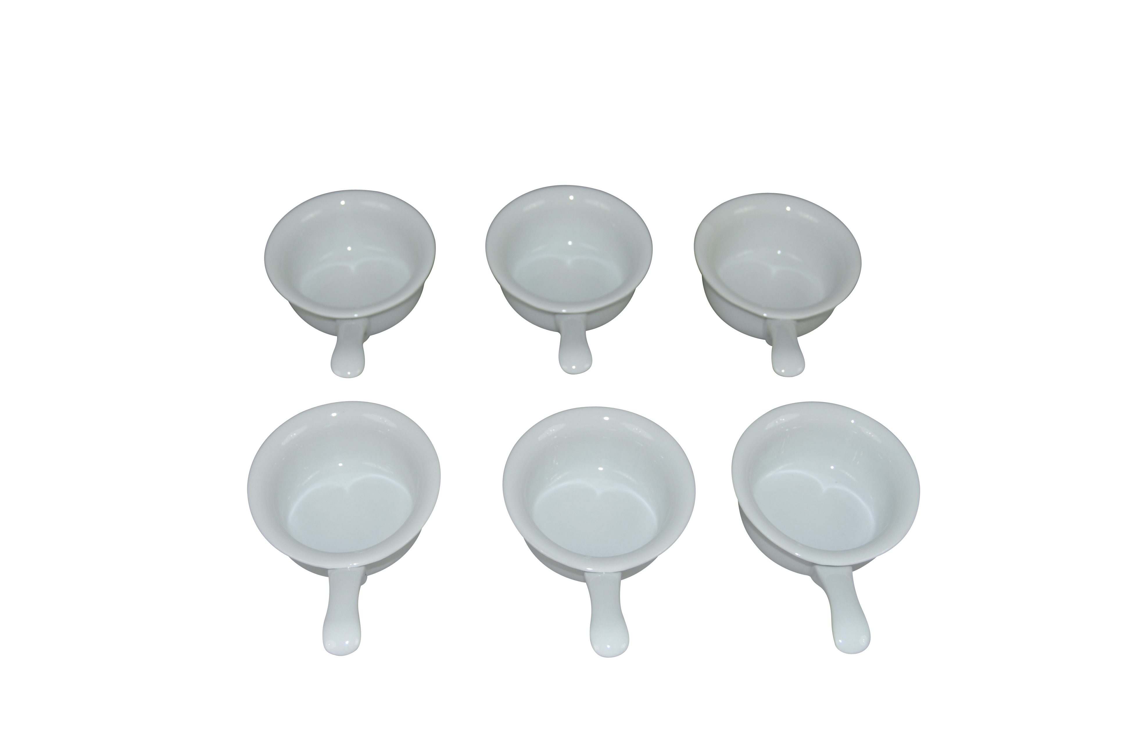 Porzellan Caquelon mini 6-er Set