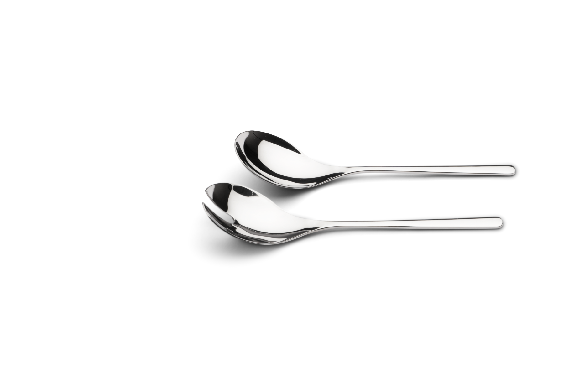 Salatbesteck klassisch aus Inox,  20cm